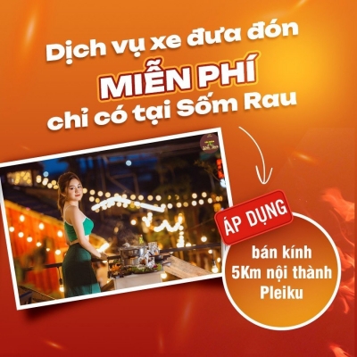 Thiết kế Banner chuyên nghiệp cho lĩnh vực quán nướng- Tiệm Nướng Sốm Rau