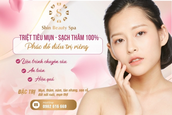 Thiết kế banner chuyên nghiệp cho lĩnh vực Spa - Shin Beauty Spa