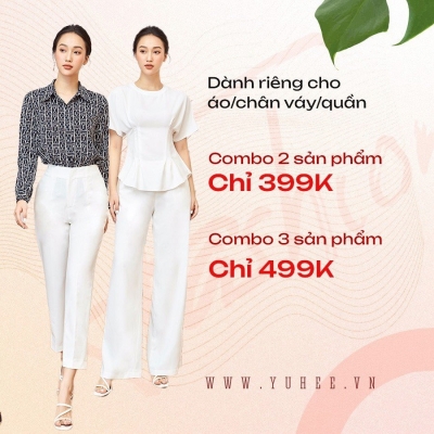 Thiết kế Banner chuyên nghiệp cho lĩnh vực thời trang nữ - Yuhee Fashion