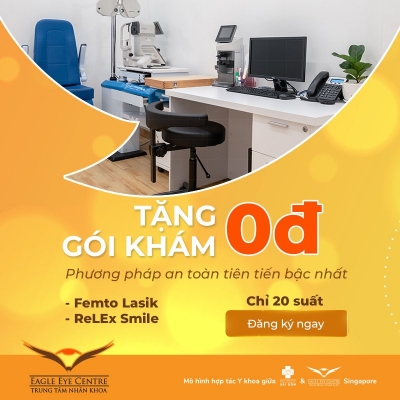 Thiết kế banner chuyên nghiệp cho lĩnh vực trung tâm nhãn khoa -  Trung tâm nhãn khoa Eagle eye centre Việt Nam