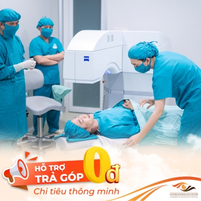 Thiết kế banner chuyên nghiệp cho lĩnh vực trung tâm nhãn khoa -  Trung tâm nhãn khoa International Eye Centre