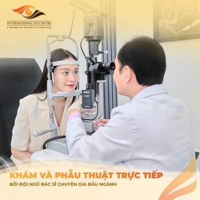 Thiết kế banner chuyên nghiệp, cho lĩnh vực trung tâm nhãn khoa -  Trung tâm nhãn khoa International Eye Centre