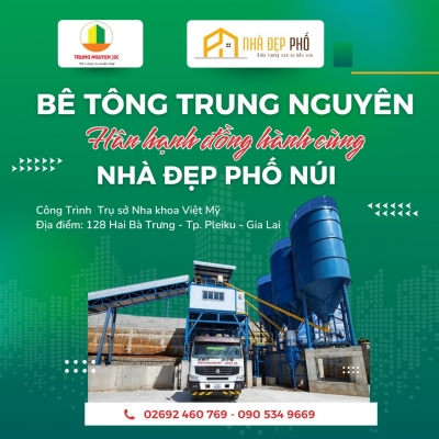 Thiết kế banner chuyên nghiệp cho lĩnh vực xây dựng- Bê Tông Trung Nguyên