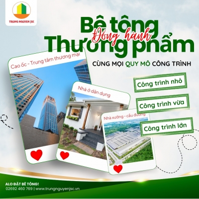 Thiết kế banner chuyên nghiệp cho lĩnh vực xây dựng- Bê Tông Trung Nguyên