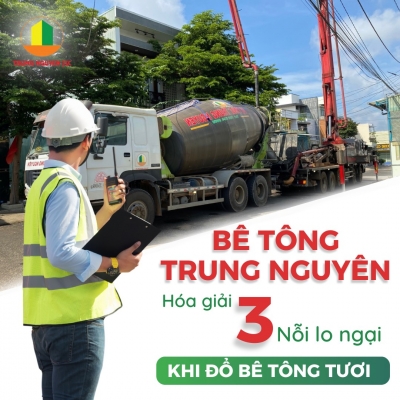 Thiết kế banner chuyên nghiệp cho lĩnh vực xây dựng- Bê Tông Trung Nguyên