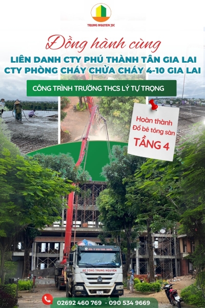 Thiết kế banner chuyên nghiệp cho lĩnh vực xây dựng- Bê Tông Trung Nguyên
