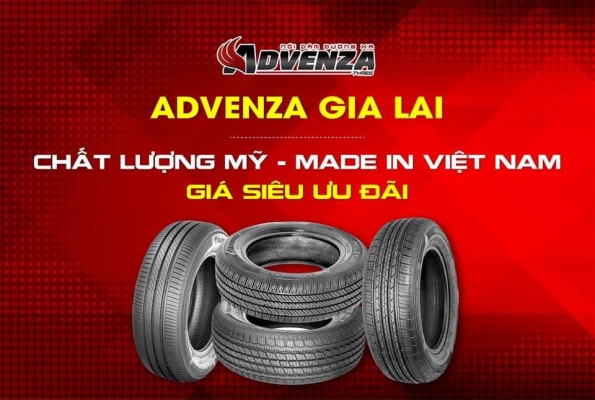Thiết kế banner chuyên nghiệp cho Lốp xe ô tô  Advenza-Milestar Gia Lai
