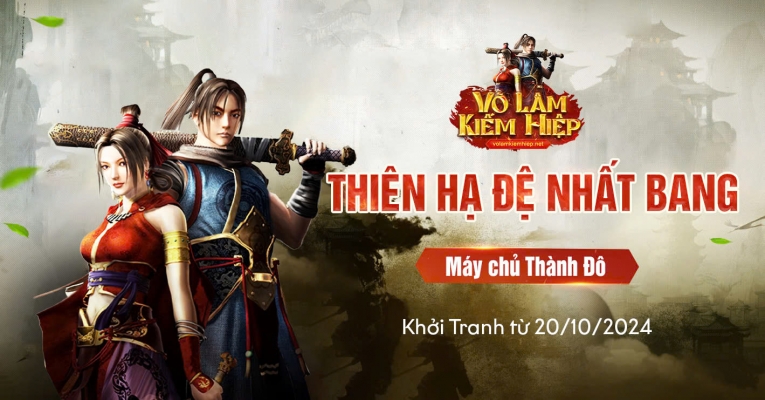 Thiết kế Banner chuyên nghiệp, uy tín, chất lượng cho lĩnh vực game- Võ Lâm Kiếm Hiệp 