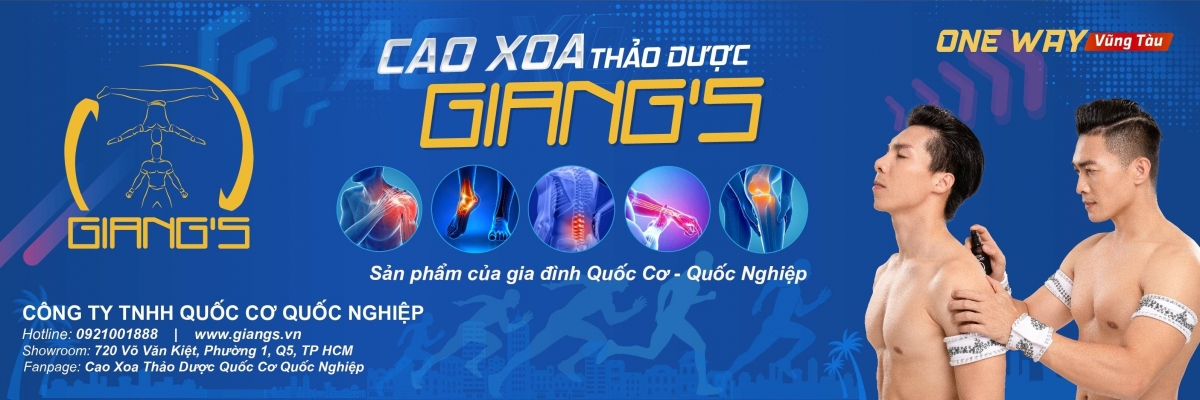 Thiết kế banner chuyên nghiệp cho lĩnh vực cao xoa bóp - Cao Xoa Bóp Thảo Dược Giang's