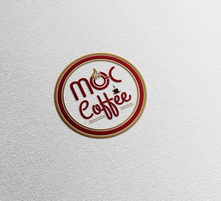 Thiết kế logo công ty cà phê MỘC
