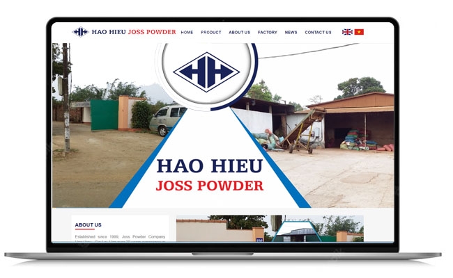 Thiết kế Website cho lĩnh vực  sản xuất nhang - Công ty Tnhh Mtv Hào Hiếu 